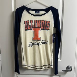 NWT University of Illinois long sleeve thermal top